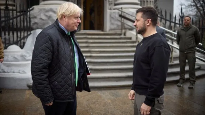 Bývalý britský premiér Boris Johnson navštívil Ukrajinu Zdroj: Reuters