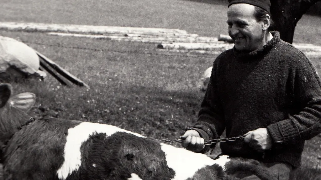 Jan Sedláček koncem 70. let, kdy na Valašsku roznášel Chartu 77
