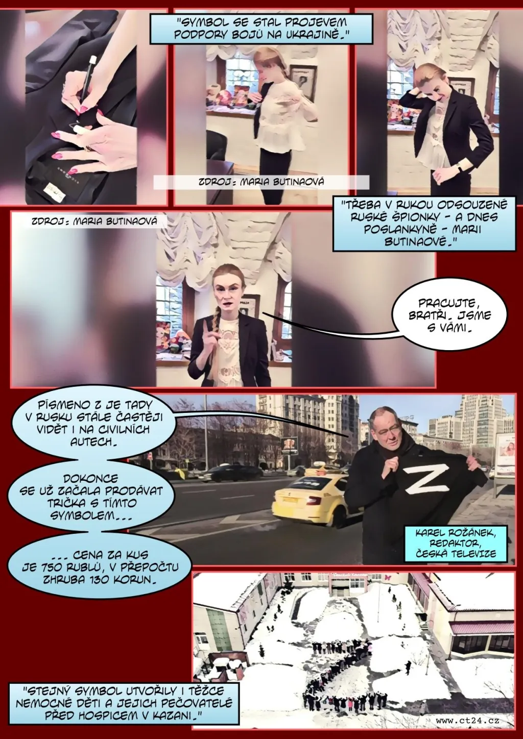 Z písmene Z se v Rusku stal symbol stoupenců invaze. Proč je v latince, se spekuluje