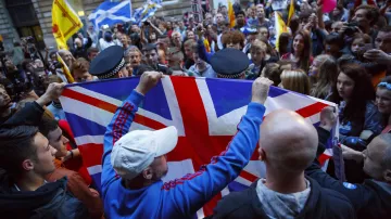 Unionisté slaví setrvání Skotska pod britskou střechou
