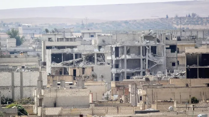 Následky bojů o severosyrské Kobani