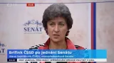 Brífink ČSSD po jednání Senátu
