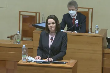 Cichanouská vyzvala k vytvoření mezinárodního tribunálu pro představitele Lukašenkovy diktatury