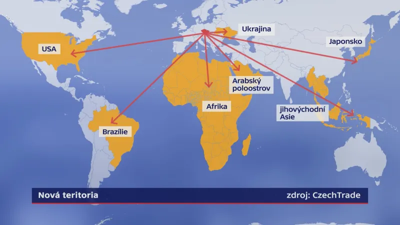 Nová exportní teritoria českých firem