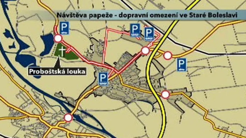 Dopravní omezení ve Staré Boleslavi