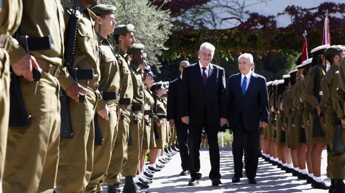 Miloš Zeman a Šimon Peres