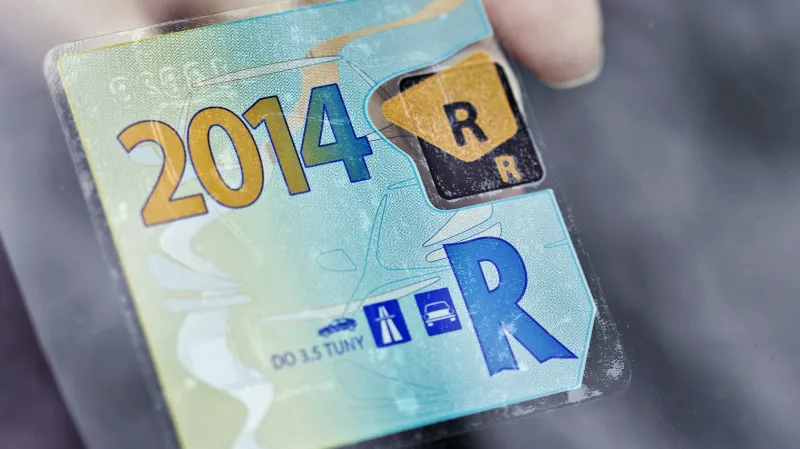 Dálniční známka na rok 2014