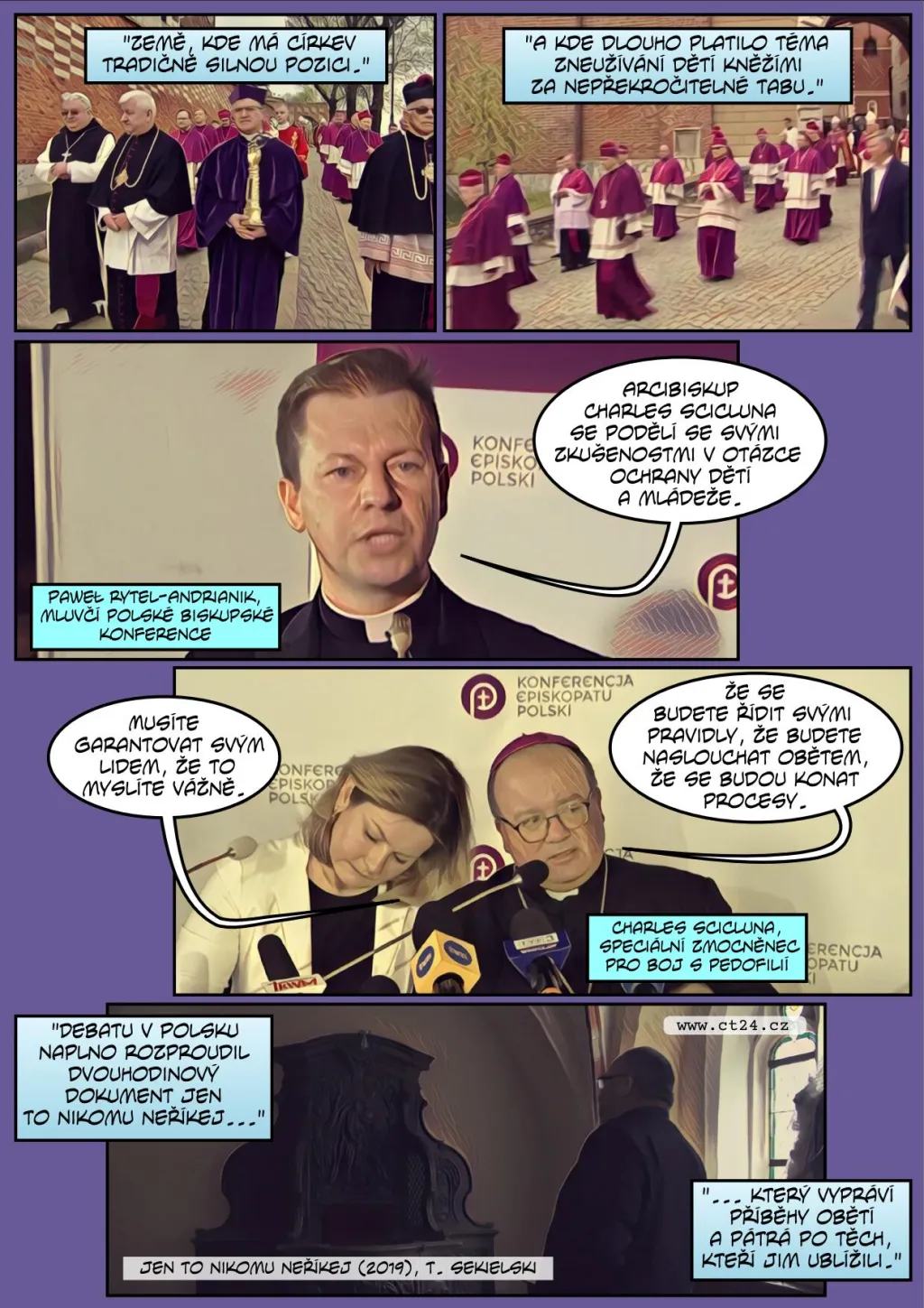 Komiks: Papežův čistič v Polsku