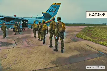 Budoucí členové aktivních záloh absolvovali první cvičné vojenské seskoky