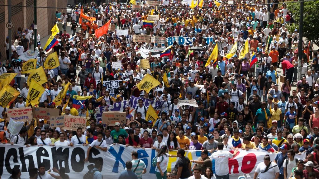 Protesty ve Venezuele