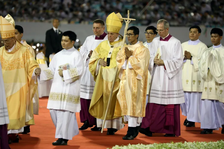Papež František na návštěvě Thajska