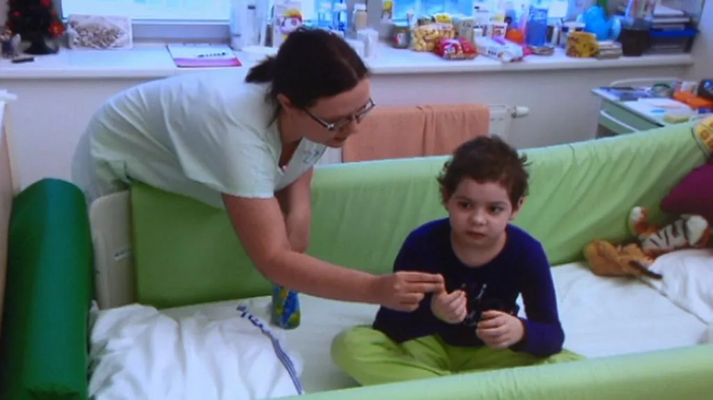 Kateřina po probuzení z kómatu, 12. ledna 2013