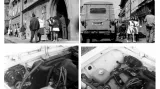 Fotografie z archivu StB - fotografování ze sledovacího vozu