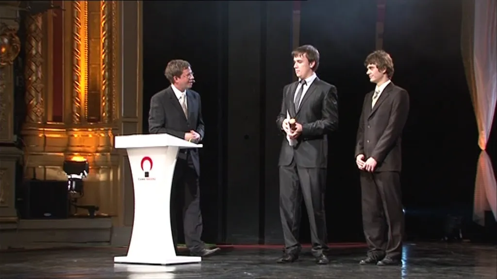 Ze zkoušky vyhlášení Českých hlaviček 2012
