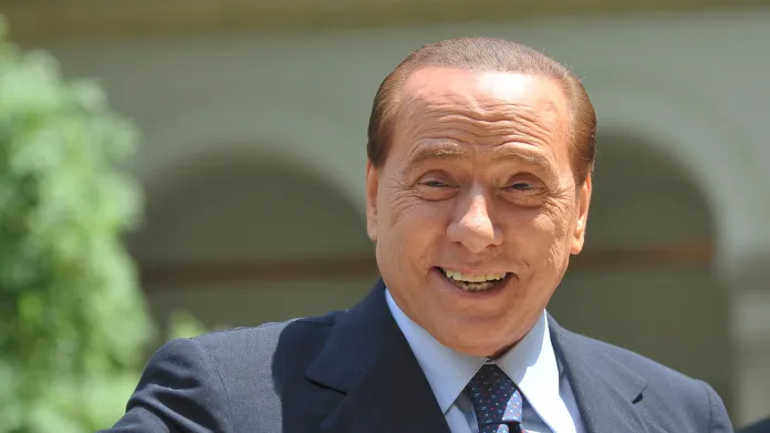 Italský premiér Silvio Berlusconi na návštěvě v Rumunsku