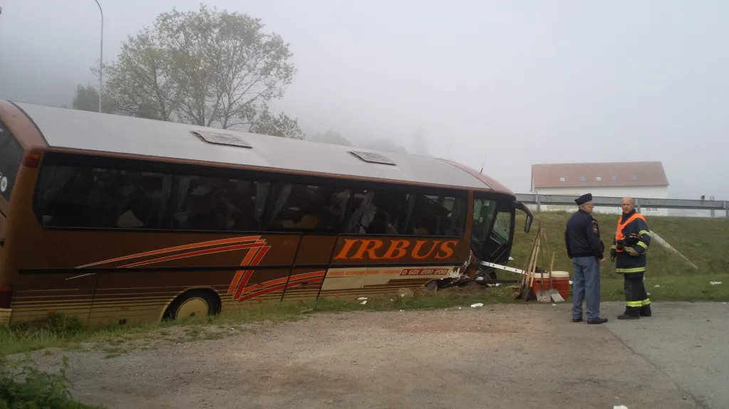 U Černé Hory havaroval autobus s polskými turisty