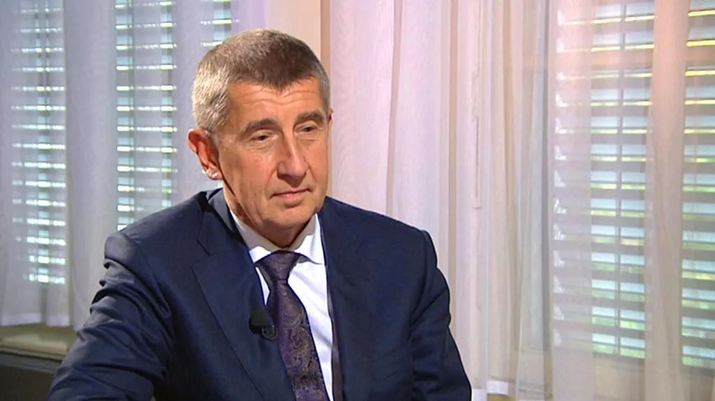 Andrej Babiš v pořadu ČT Týden v politice