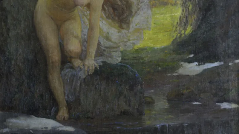 Josef Mandl / Alegorie jara, před 1900