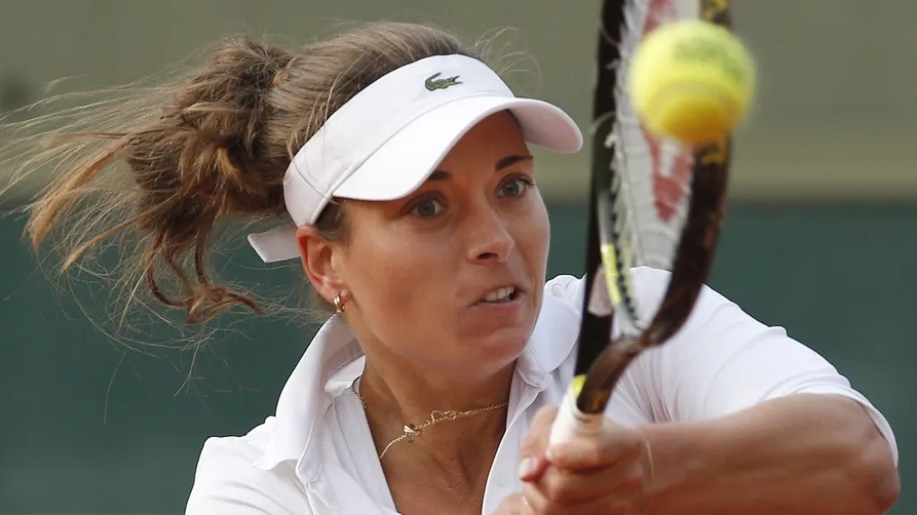Petra Cetkovská na tenisovém Roland Garros