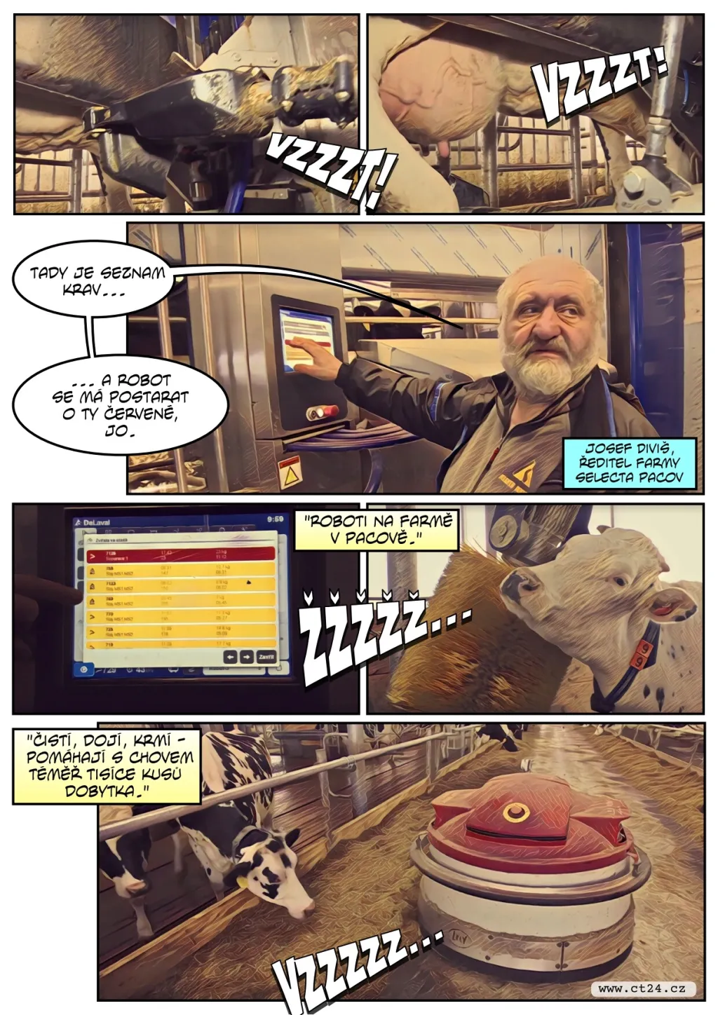Roboti pomáhají v zemědělství