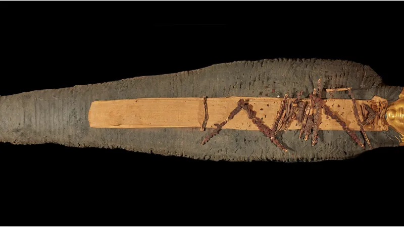 Mumie „zlatého chlapce“