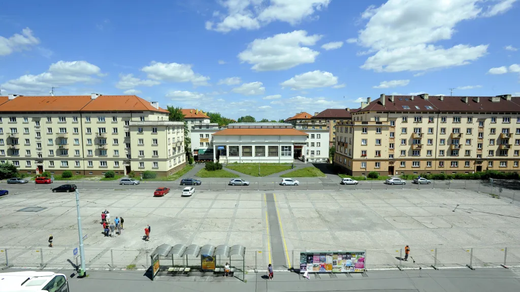 Náměstí Dukelských hrdinů v Pardubicích