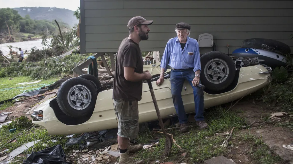 Následky záplav v Texasu