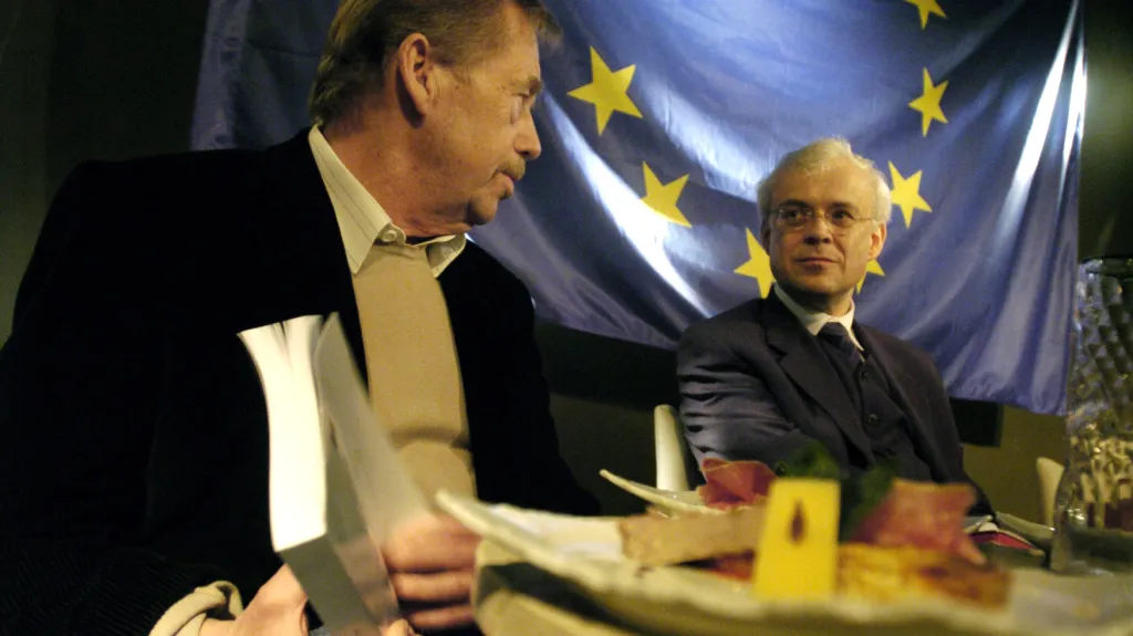 Václav Havel a Vladimír Špidla