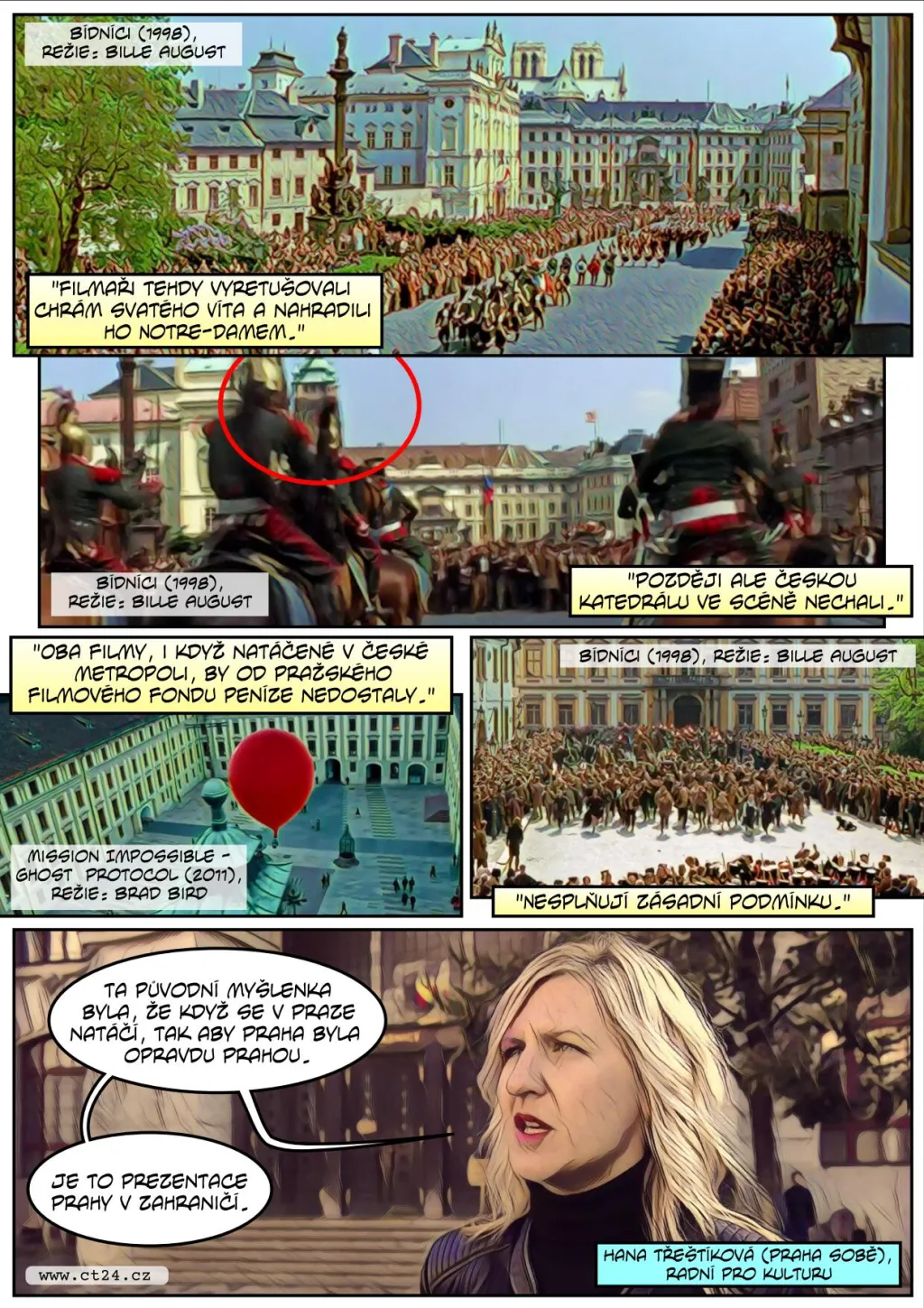 Praha platí filmařům za to, že vypadá jako... Praha