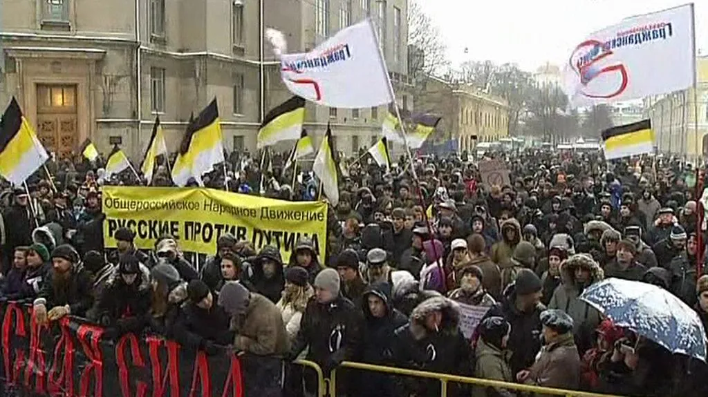 Opoziční demonstrace v Moskvě