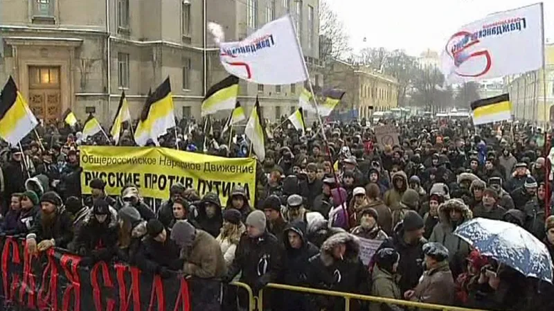 Opoziční demonstrace v Moskvě