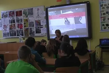 Beseda z cyklu Příběhy bezpráví na ZŠ v Poběžovicích