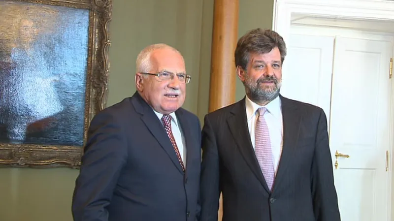 Václav Klaus a Jan Kubice