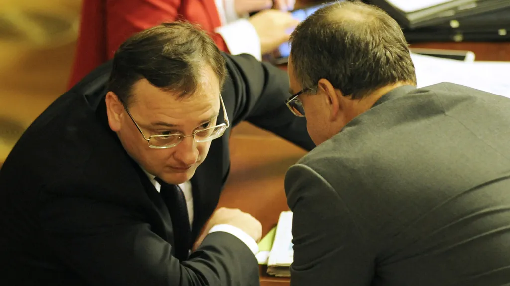 Petr Nečas a Miroslav Kalousek