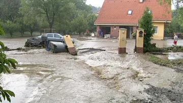 Povodně ve slovenských Malých Karpatech