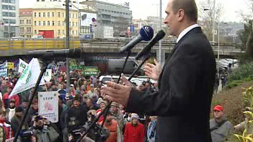 Protest zemědělců