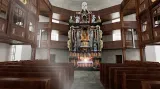Interiér kostela ve virtuální podobě