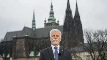 Prezident Petr Pavel při novoročním projevu