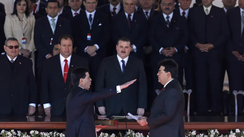 Horacio Cartes se ujímá funkce paraguayského prezidenta