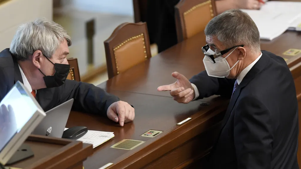 Vojtěch Filip a Andrej Babiš