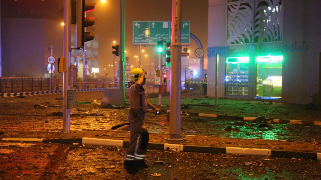 Následky požáru v mrakodrapu The Torch