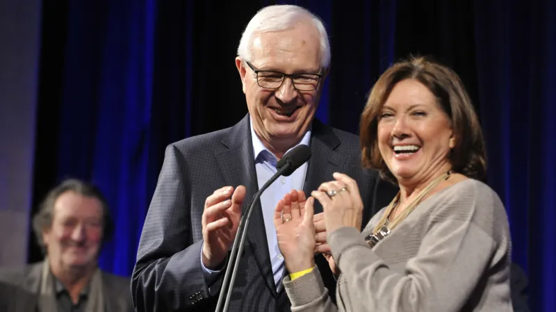 Jiří Drahoš a Marie Rottrová