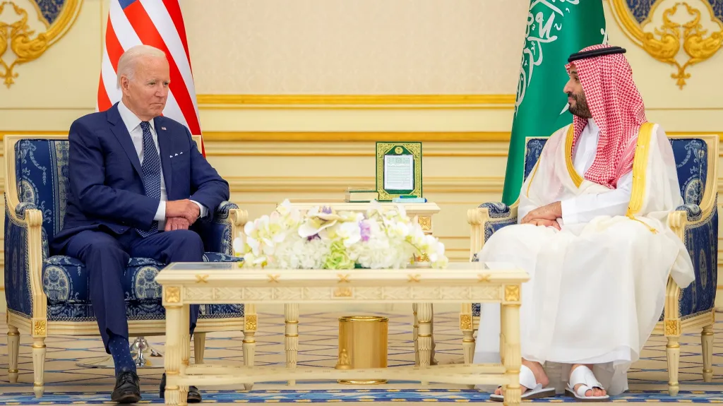 Americký prezident Joe Biden a saúdský korunní princ Mohamed bin Salmán
