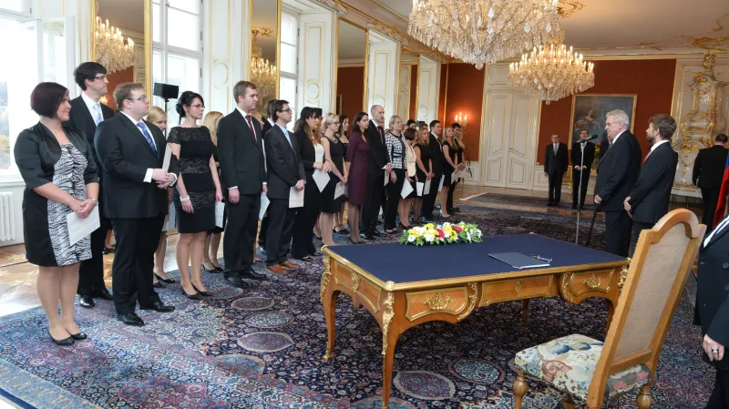 Jmenování nových soudkyň a soudců