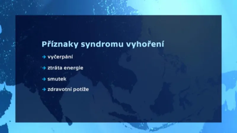 Příznaky syndromu vyhoření