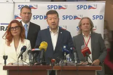 SPD a Trikolora půjdou do dalších voleb společně. Okamura řekl, že chce zabránit propadnutí hlasů