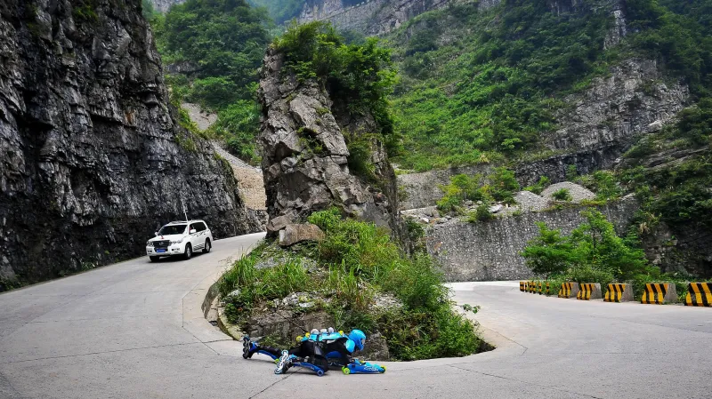Tianmen Mountain Road v Číně
