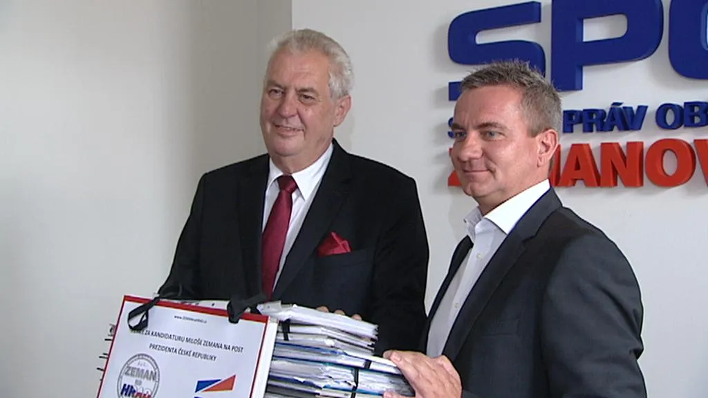 Miloš Zeman a Vratislav Mynář