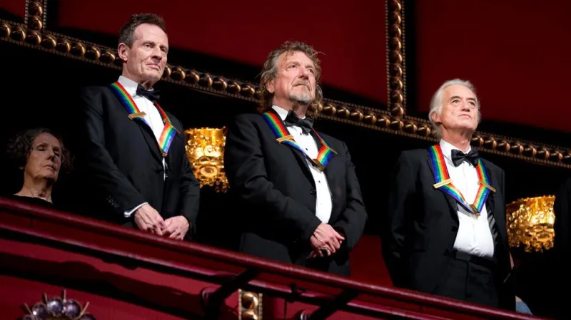 Led Zeppelin: John Paul Jones, Robert Plant a Jimmy Page