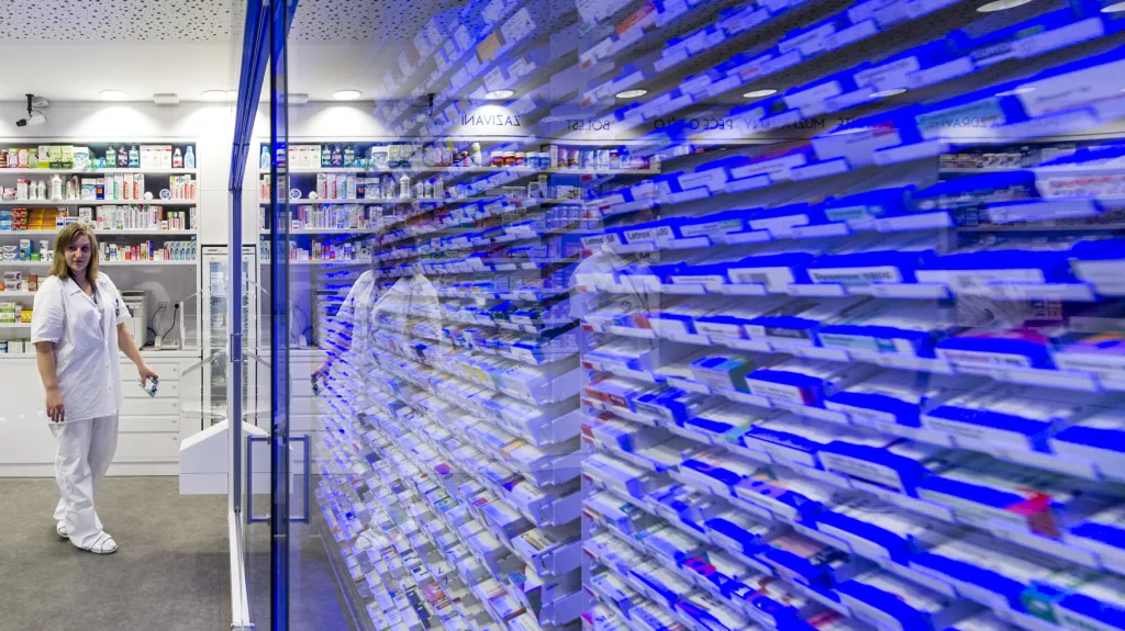 Lékárna U Modrého robota ve Fakultní nemocnici Hradec králové